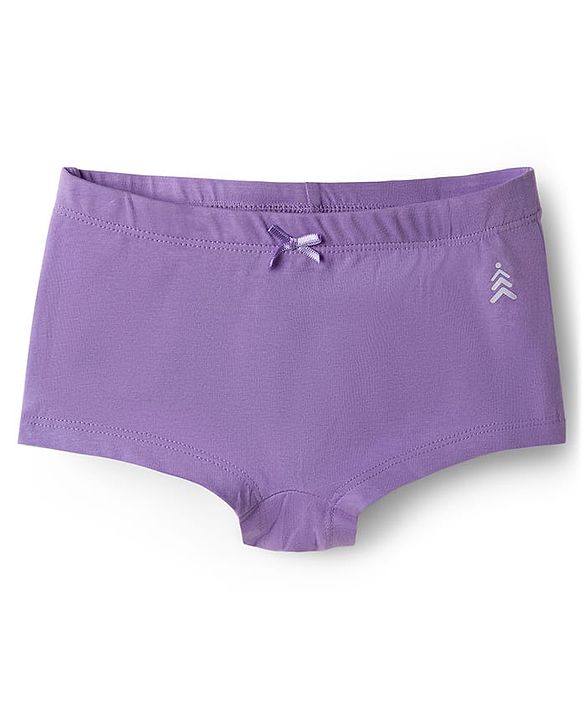 Pine Kids Cotton Elastane Knit Solid Colour Hispter Pack Of 3 (Colour May Vary)