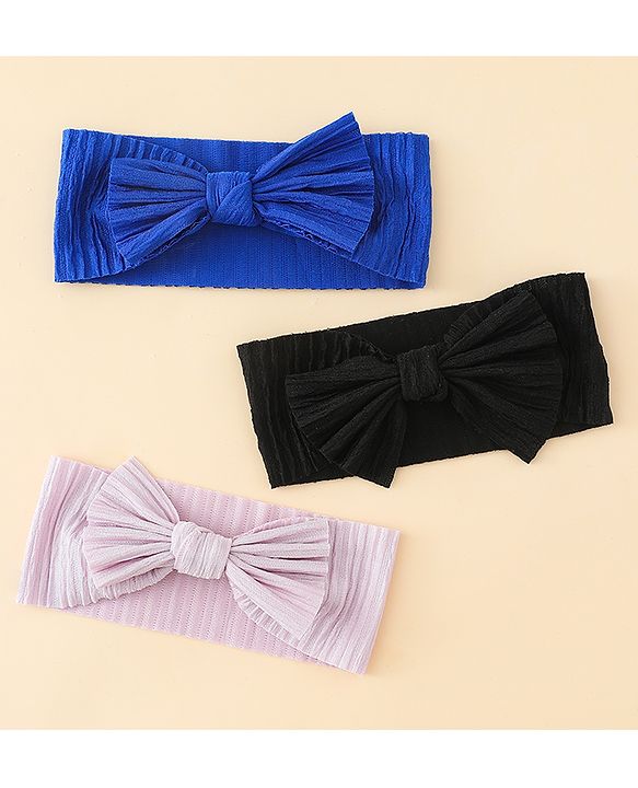 Babyhug Free Size Bow Design Headband Pack of 6 - Multicolor