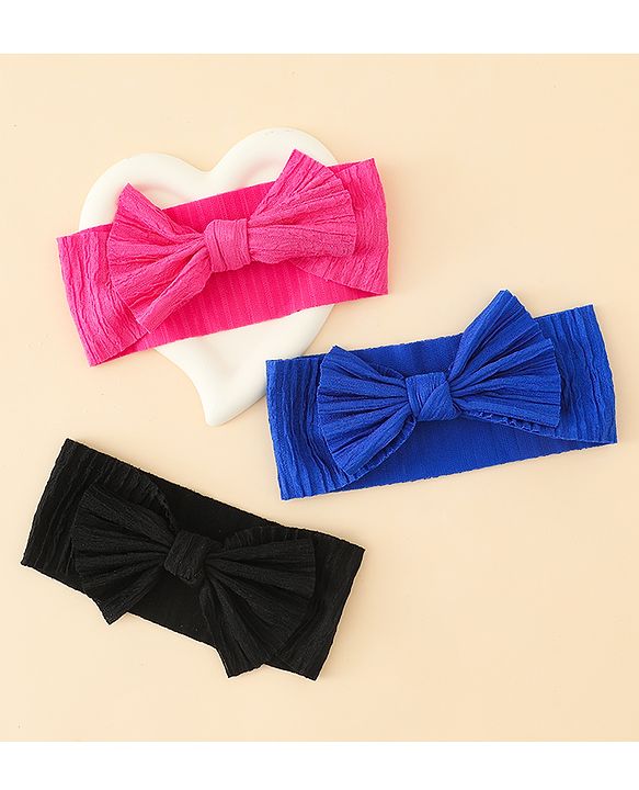 Babyhug Free Size Bow Design Headband Pack of 6 - Multicolor