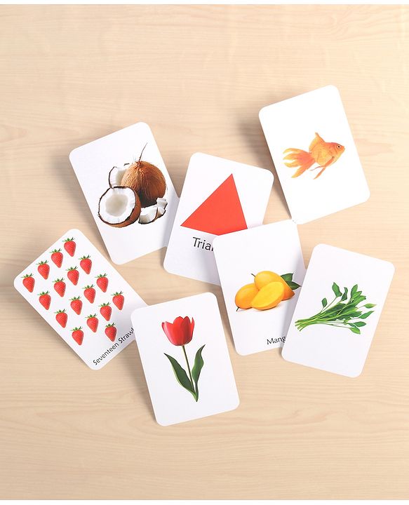 Babyhug Early Learning and Educational Double Sided Flash Cards New Learning for Every Day of the Year Develops Vocabulary & Recognition Skills Inhances Memory & Cognitive Skills - 365 Cards