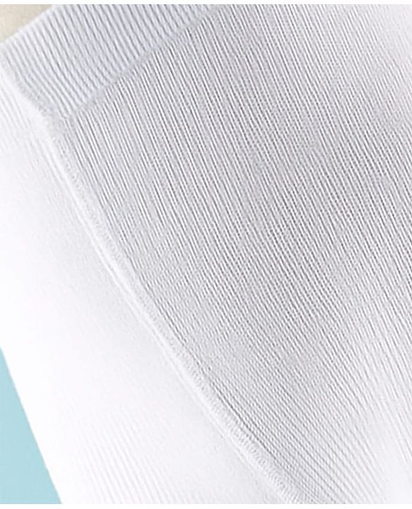 Cute Walk by Babyhug Antibacterial Footed Solid Wash Tights - White