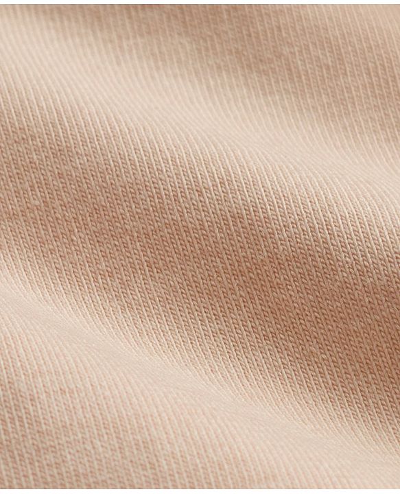 Babyhug Cotton Lycra Knit Full Length Solid Colour Leggings - Beige