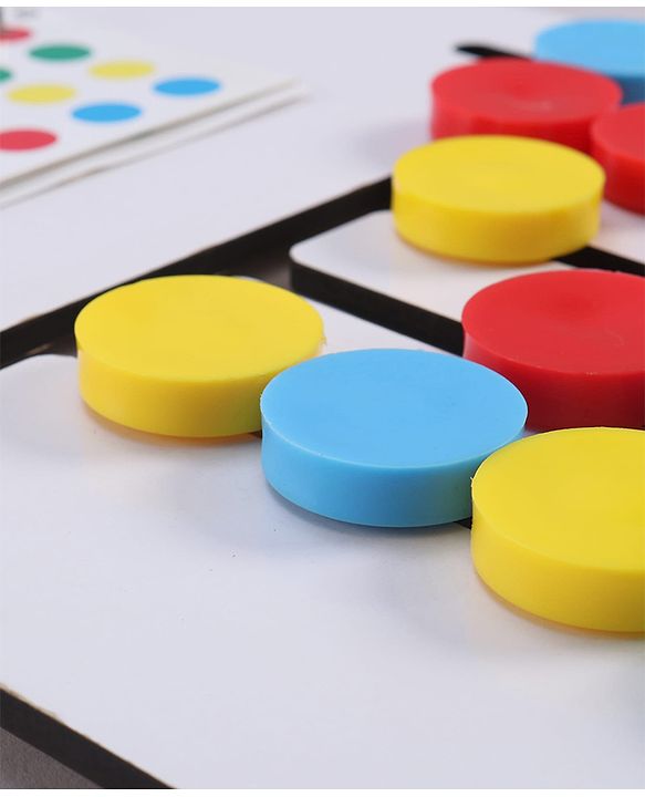 Babyhug Wooden Montessori Slide Puzzle| Colour & Pattern Matching Learning Toy| Early Brain Development| Motor Skills| Gift for Boys & Girls| BIS Certified| Gifting Option for 4 Years+