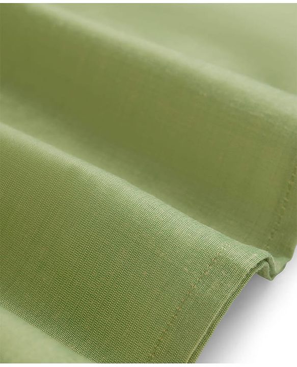 Babyhug Woven Full Sleeves Kurta Pajama Set with Embroidered Waistcoat & Sequin Detailing - Olive Green
