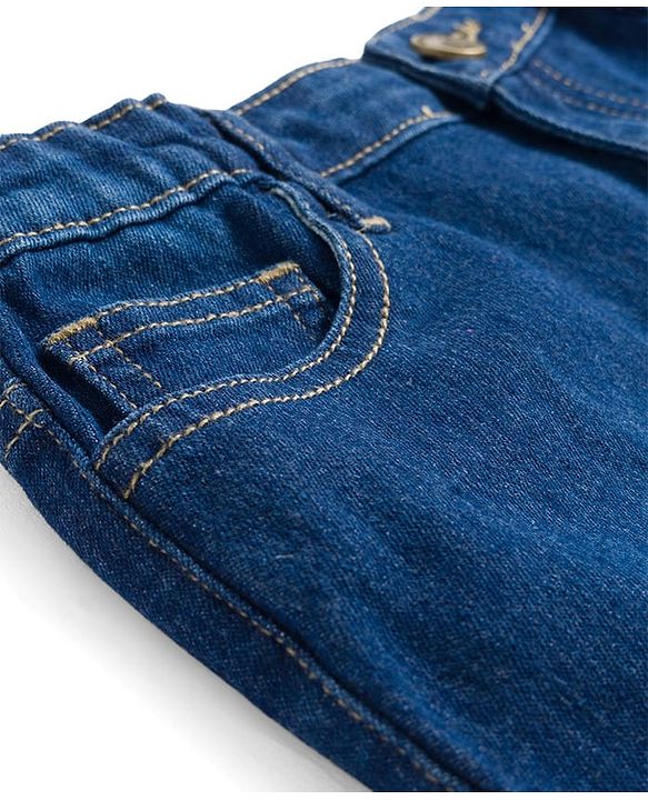 Pine Kids Denim Woven Solid Colour Skirt - Navy Blue