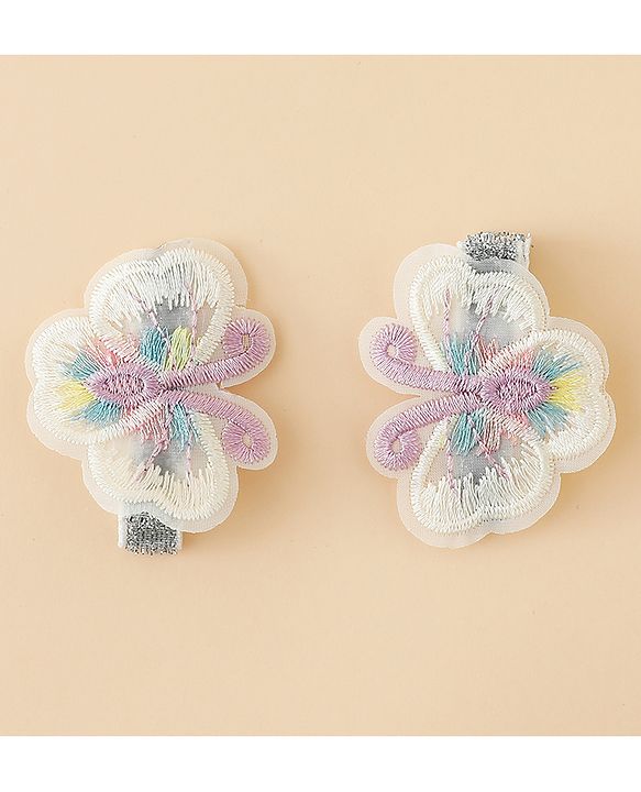Babyhug Butterfly Clips Free Size Pack of 2 - Blue