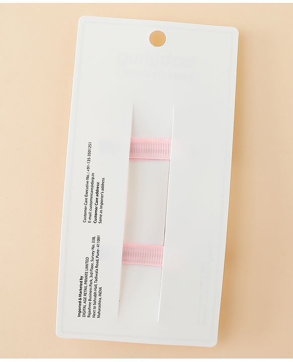 Babyhug Hair Pins And Clips - Light Pink