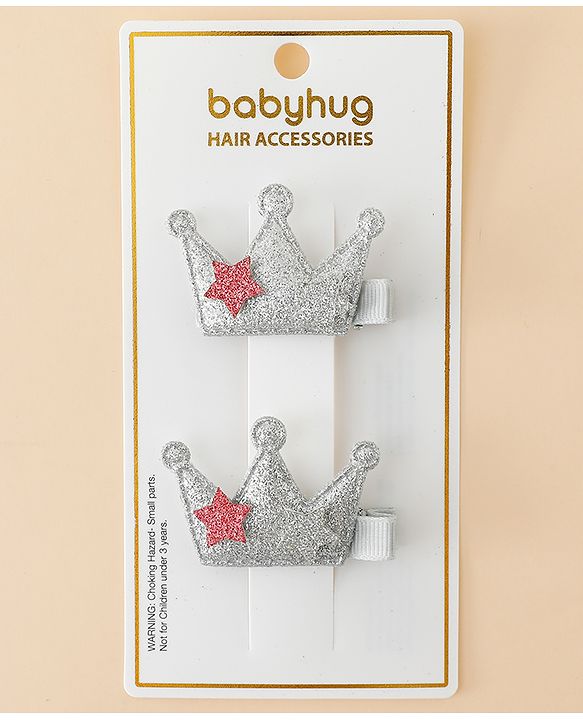 Babyhug Hair Pins And Clips - Light Pink