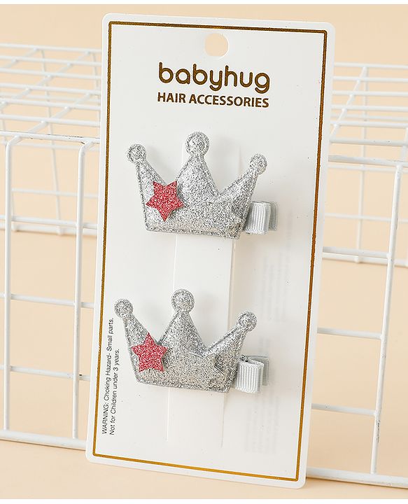 Babyhug Hair Pins And Clips - Light Pink
