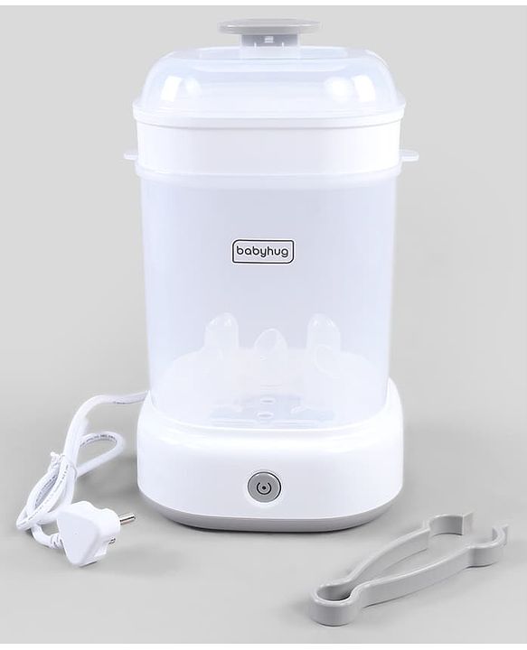 Babyhug SteamPro Electric Sterilizer | Fits 5 Bottles | Fast & Hygienic Sterilization for Baby Essentials