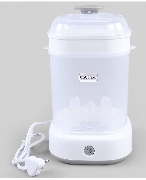 Babyhug SteamPro Electric Sterilizer | Fits 5 Bottles | Fast & Hygienic Sterilization for Baby Essentials