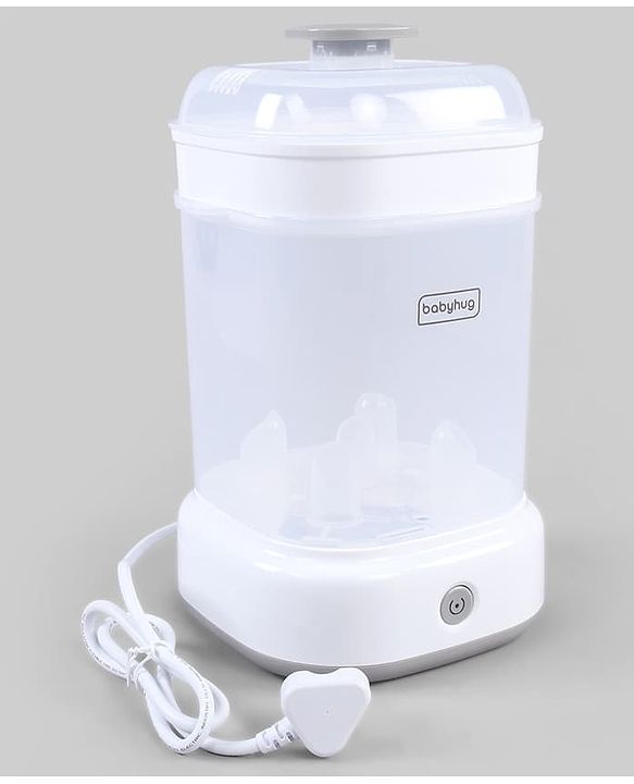 Babyhug SteamPro Electric Sterilizer | Fits 5 Bottles | Fast & Hygienic Sterilization for Baby Essentials