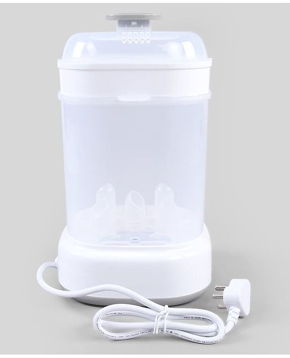 Babyhug SteamPro Electric Sterilizer | Fits 5 Bottles | Fast & Hygienic Sterilization for Baby Essentials