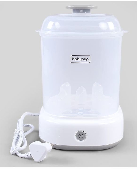 Babyhug SteamPro Electric Sterilizer | Fits 5 Bottles | Fast & Hygienic Sterilization for Baby Essentials