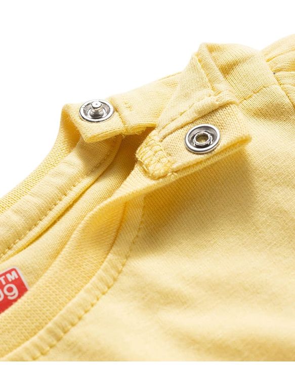 Babyhug Cotton Knit Full Sleeves Night Suit With Unicorn Print - Yellow