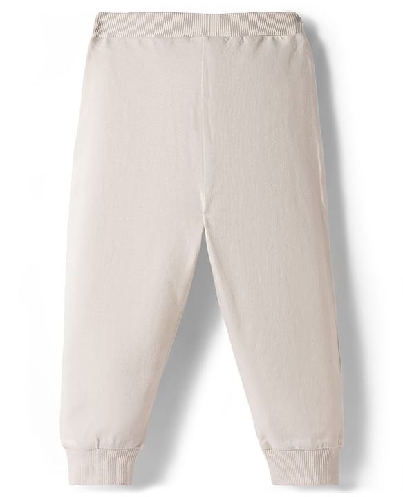 Babyhug Cotton Knit Full Length Lounge Pants with Text Print Pack of 3 - Multicolor
