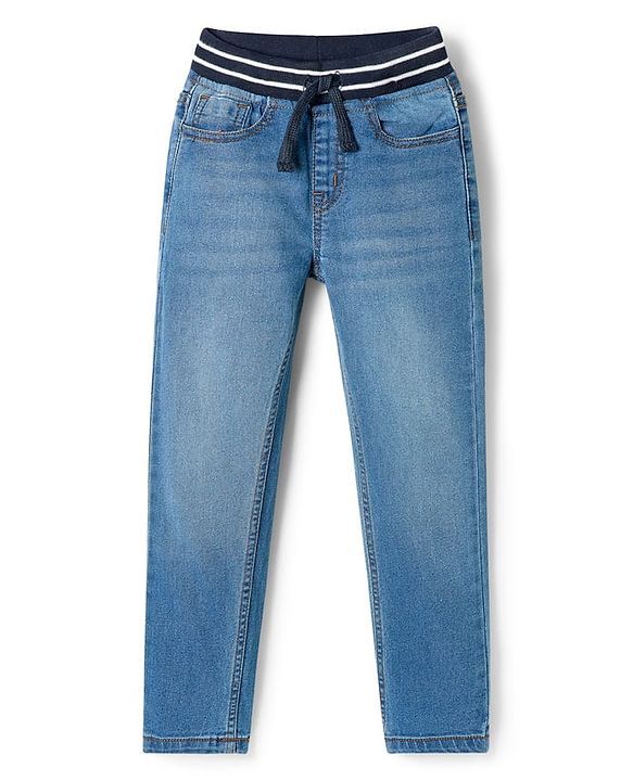 Pine Kids Denim Woven Full Length Jeans - Blue