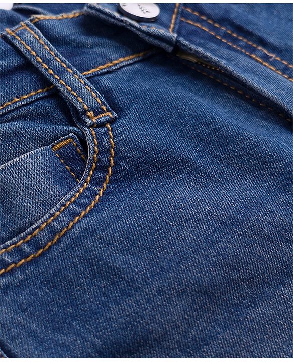 Pine Kids Denim Woven Full Length Jeans - Blue