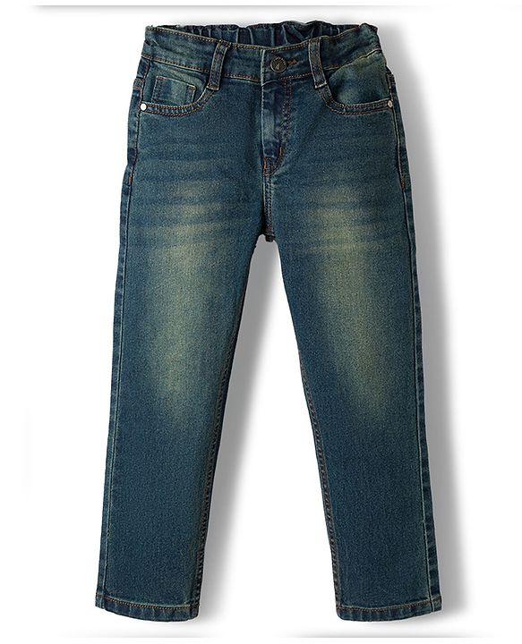 Pine Kids Denim Woven Full Length Jeans - Blue