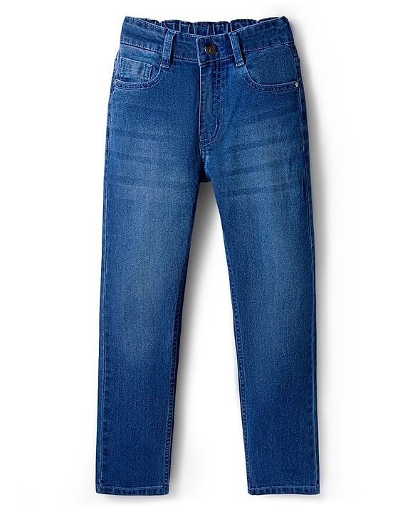 Pine Kids Denim Woven Full Length Jeans - Blue