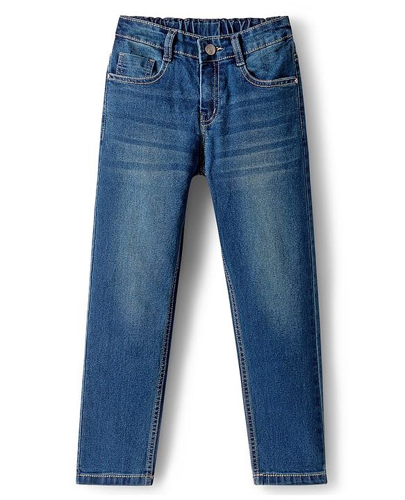 Pine Kids Denim Woven Full Length Jeans - Blue