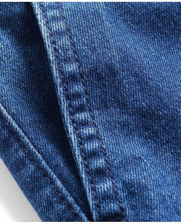 Pine Kids Denim Woven Washed Shorts - Blue