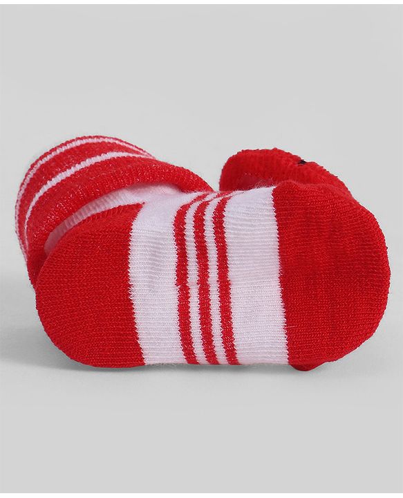 Cute Walk by Babyhug Socks With Animal Applique - Red
