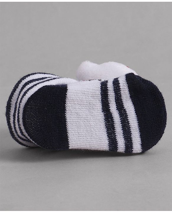 Cute Walk by Babyhug Socks With Animal Applique - Navy Blue