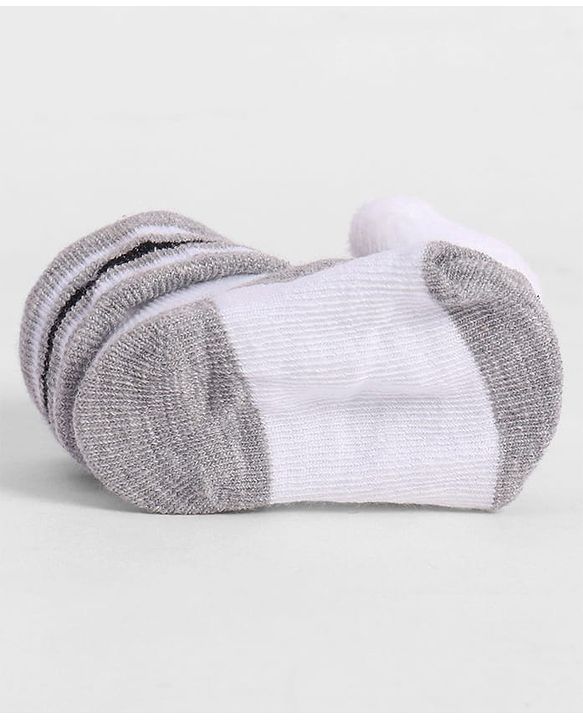 Cute Walk by Babyhug Socks With Animal Applique - Grey