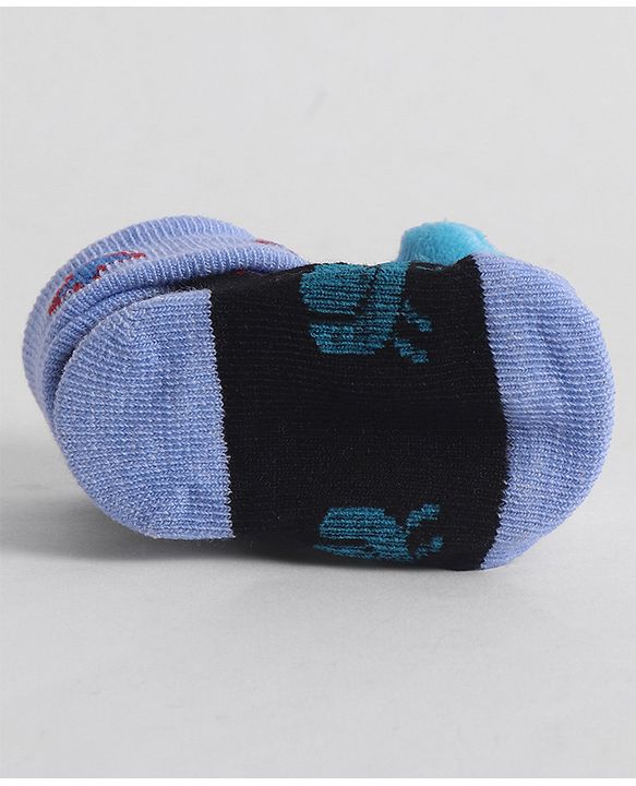 Cute Walk by Babyhug Socks With Star Applique - Blue