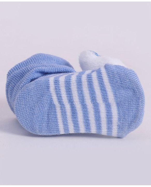 Cute Walk by Babyhug Socks With Animal Applique - Blue