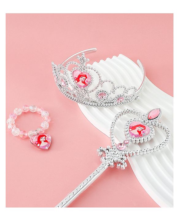 Babyhug Disney Free Size Hair Accessories Combo Sets - Pink
