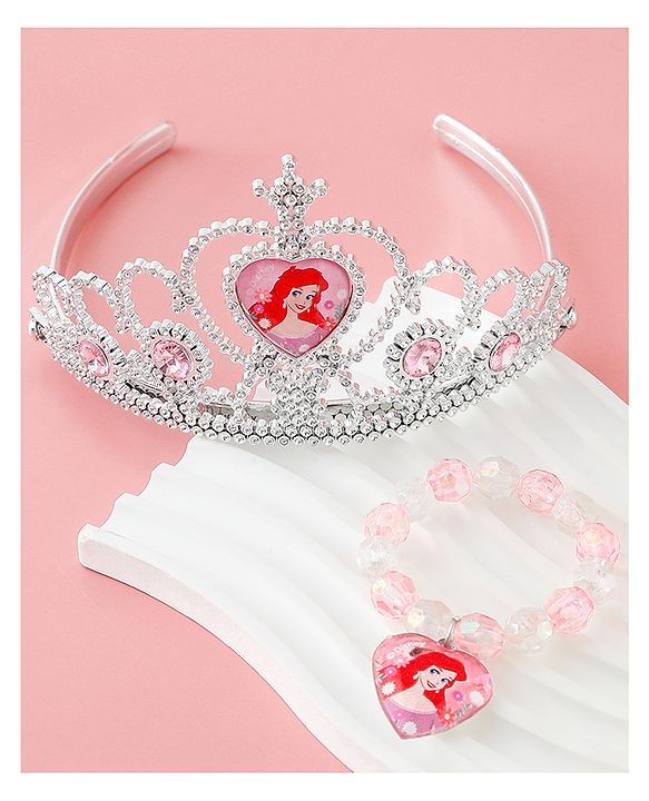 Babyhug Disney Free Size Hair Accessories Combo Sets - Pink