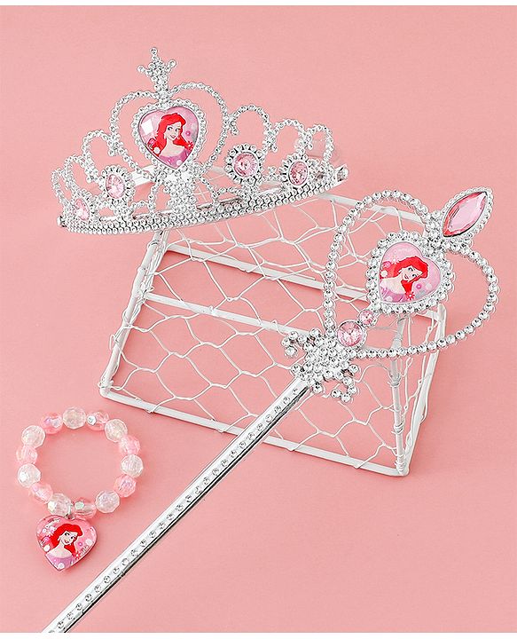 Babyhug Disney Free Size Hair Accessories Combo Sets - Pink