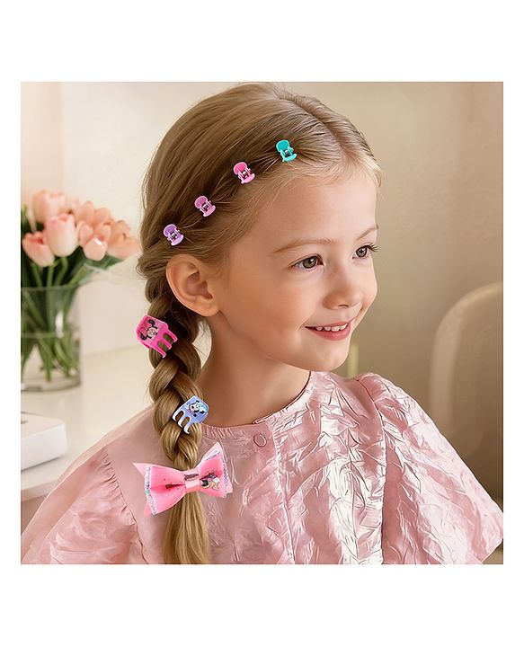 Babyhug Disney Free Size Hair Accessories Combo Sets - Multicolor