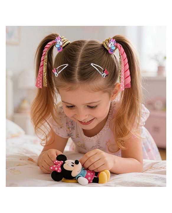 Babyhug Disney Kids Free Size Hair Accessories Combo Set Free Size - Multicolor