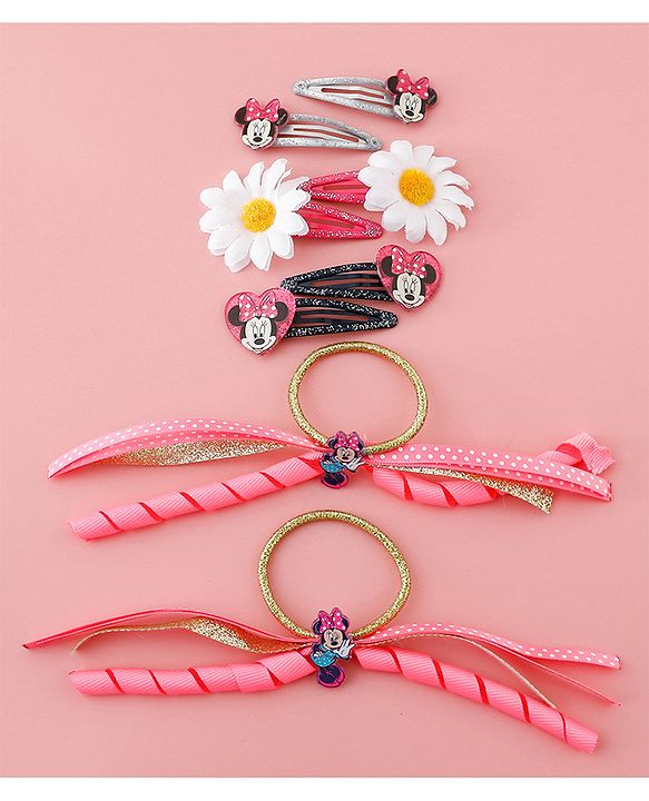 Babyhug Disney Kids Free Size Hair Accessories Combo Set Free Size - Multicolor