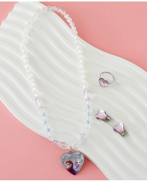Babyhug Disney Free Size Jewellery Set With Frozen Print - Multicolor