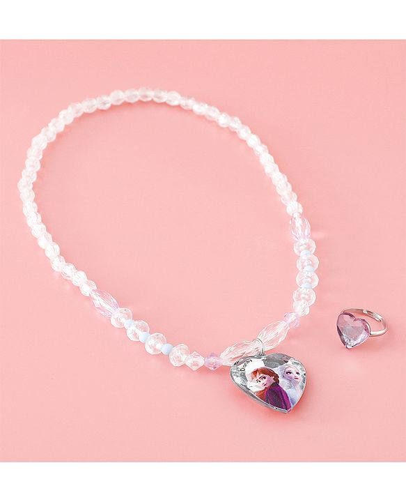 Babyhug Disney Free Size Jewellery Set With Frozen Print - Multicolor