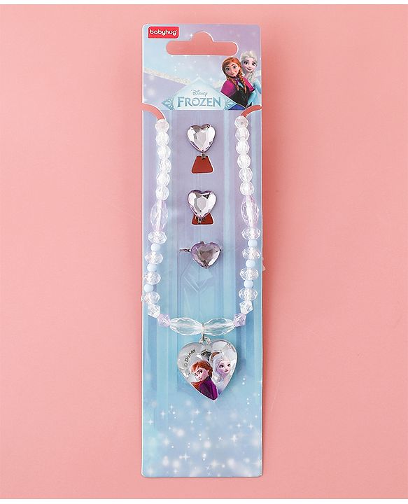 Babyhug Disney Free Size Jewellery Set With Frozen Print - Multicolor