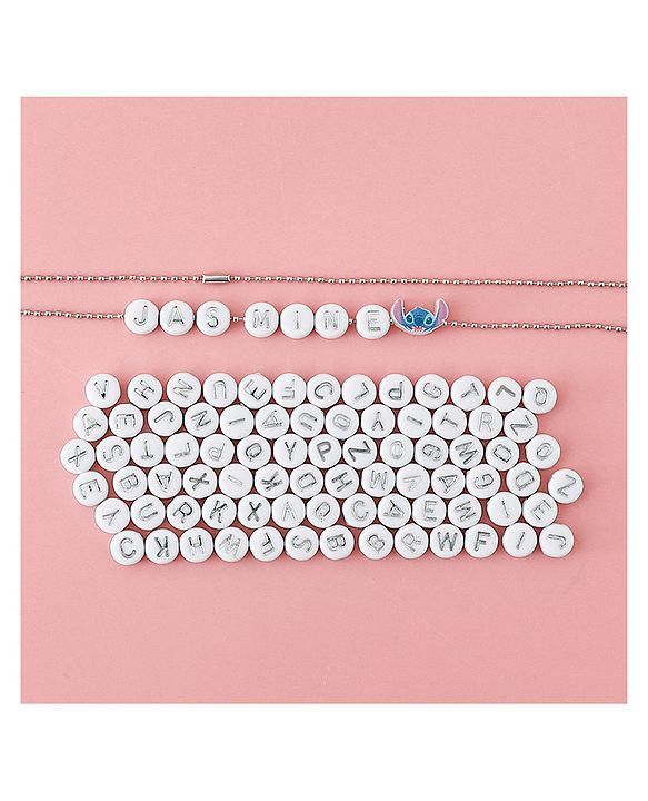 Babyhug Disney Free Size DIY Jewellery Kit - White & Silver