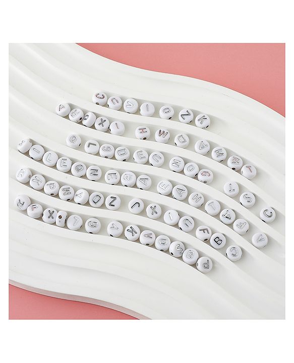 Babyhug Disney Free Size DIY Jewellery Kit - White & Silver