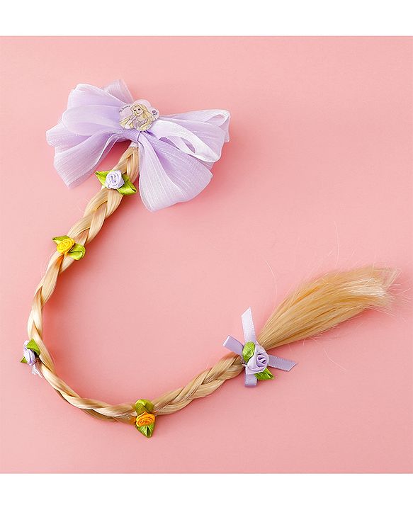 Babyhug Disney Free Size Hair Accessories Combo Sets - Purple & Golden