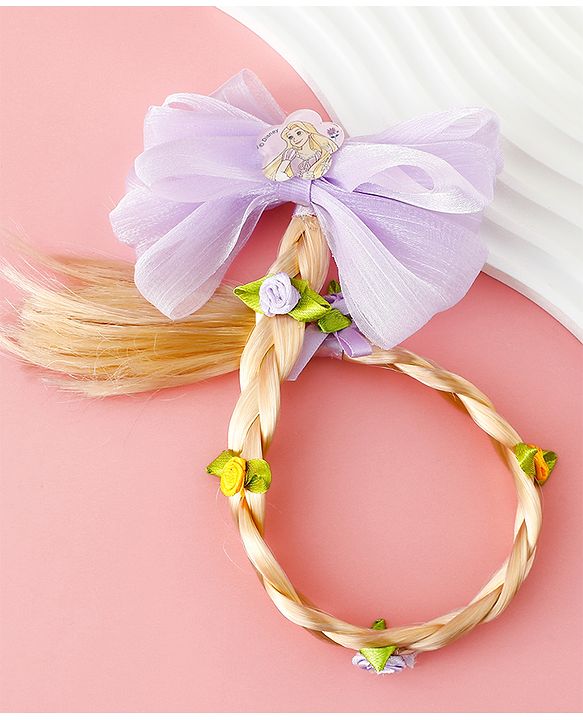 Babyhug Disney Free Size Hair Accessories Combo Sets - Purple & Golden