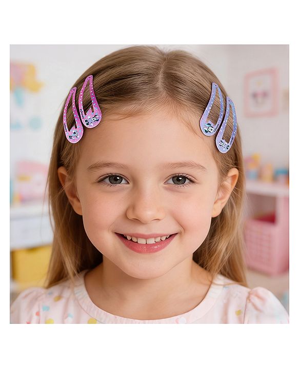 Babyhug Disney Free Size Snap Clips Pack Of 10 - Multicolor