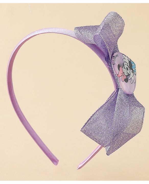 Babyhug Disney Hair Bands With Applique Pack of 2 - Pink & Blue