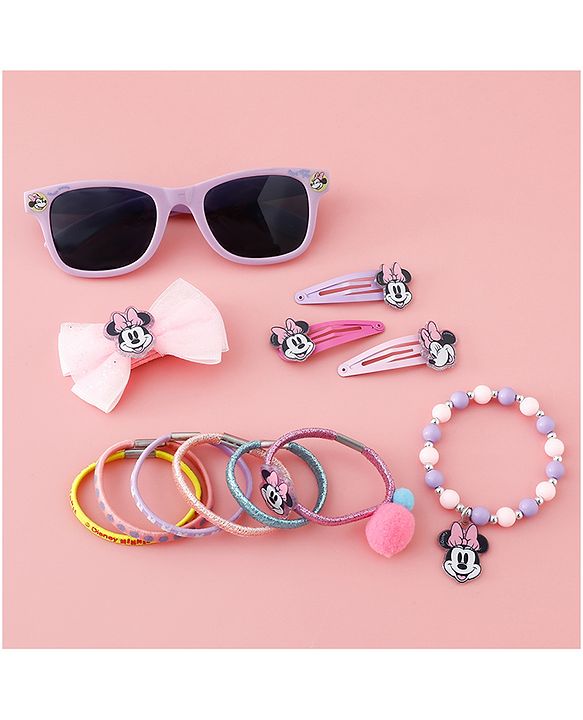 Babyhug Disney Free Size Hair Accessories Combo Set - Multicolor