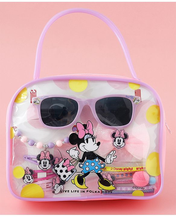 Babyhug Disney Free Size Hair Accessories Combo Set - Multicolor