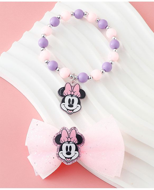 Babyhug Disney Free Size Hair Accessories Combo Set - Multicolor