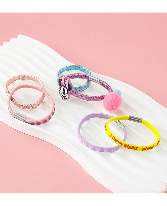 Babyhug Disney Free Size Hair Accessories Combo Set - Multicolor